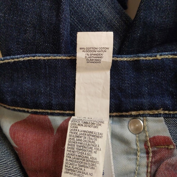 Lucky Brand Sienna Cigarette Low Rise Distressed Jeans- Size 2/26 - Picture 10 of 11